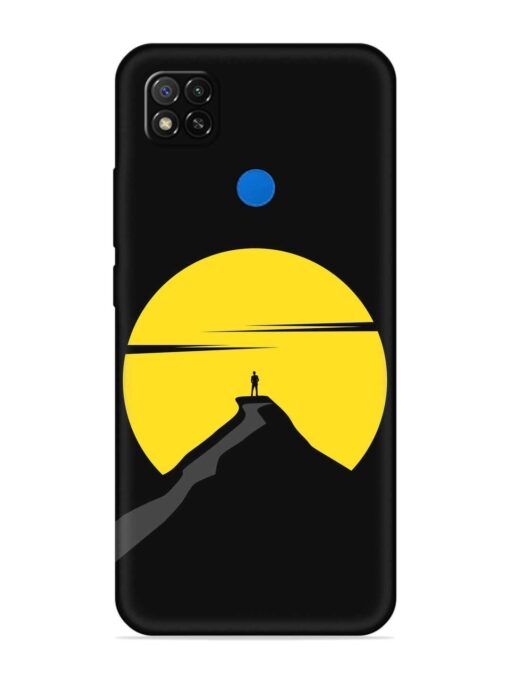 Black Ultra Vector Embossed Soft Silicone Case for Xiaomi Redmi 9