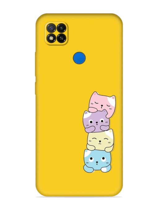 Cartoon Anime Embossed Soft Silicone Case for Xiaomi Redmi 9