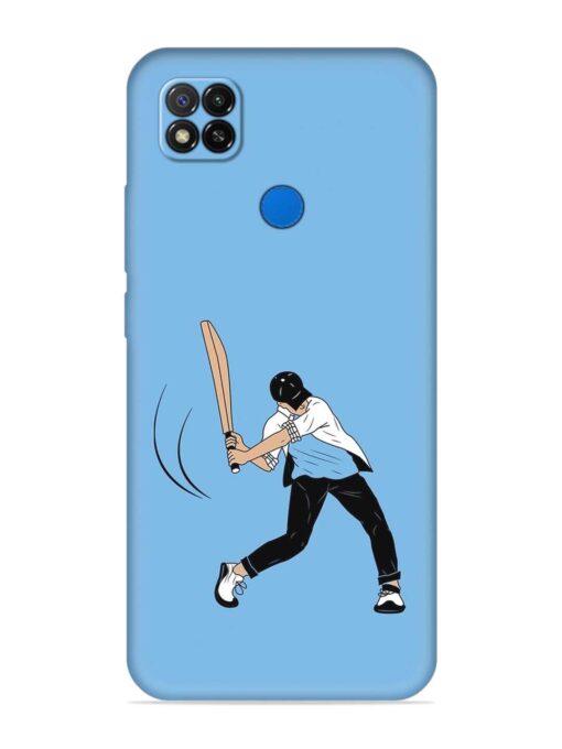 Cricket Gully Boy Embossed Soft Silicone Case for Xiaomi Redmi 9