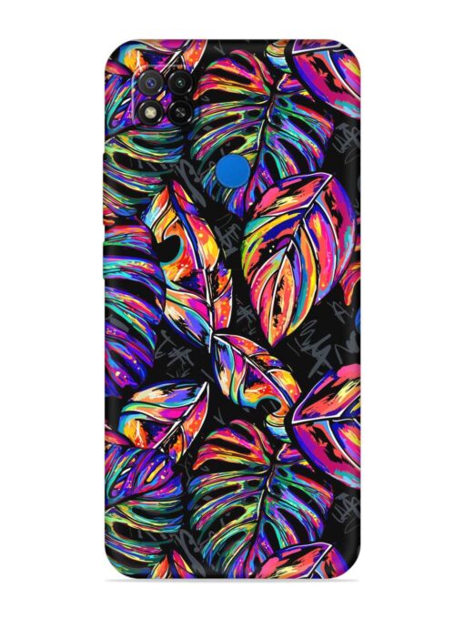 Tropical Seamless Vector Embossed Soft Silicone Case for Xiaomi Redmi 9