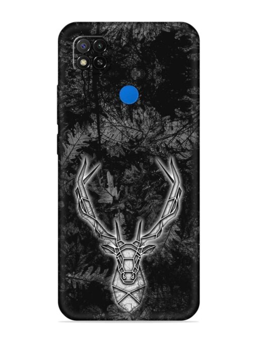 Ancient Deer Embossed Soft Silicone Case for Xiaomi Redmi 9