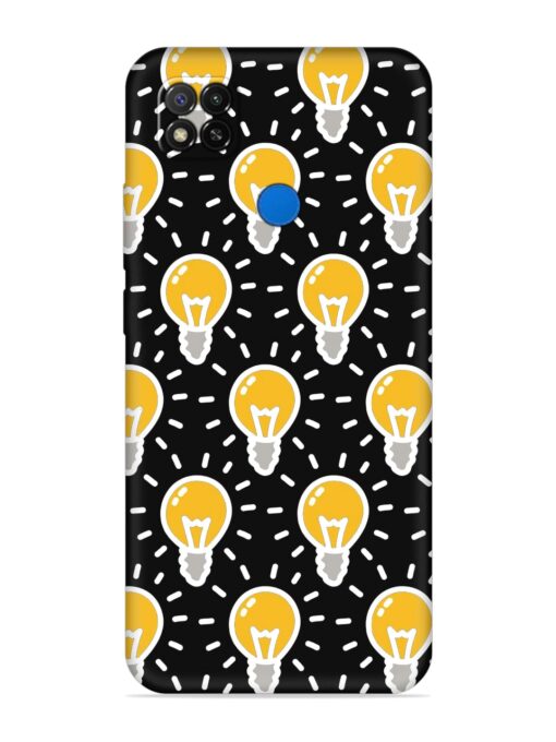 Light Bulb Seamless Embossed Soft Silicone Case for Xiaomi Redmi 9