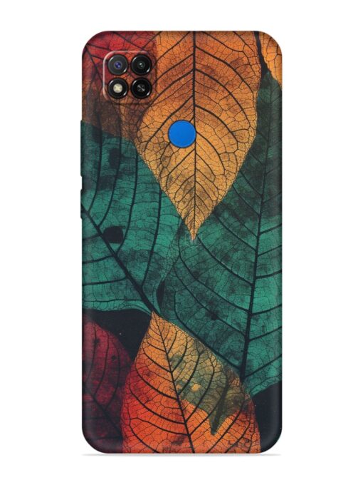 Leaves Artwork Embossed Soft Silicone Case for Xiaomi Redmi 9