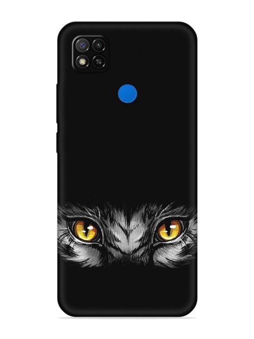 Scary Eye Embossed Soft Silicone Case for Xiaomi Redmi 9