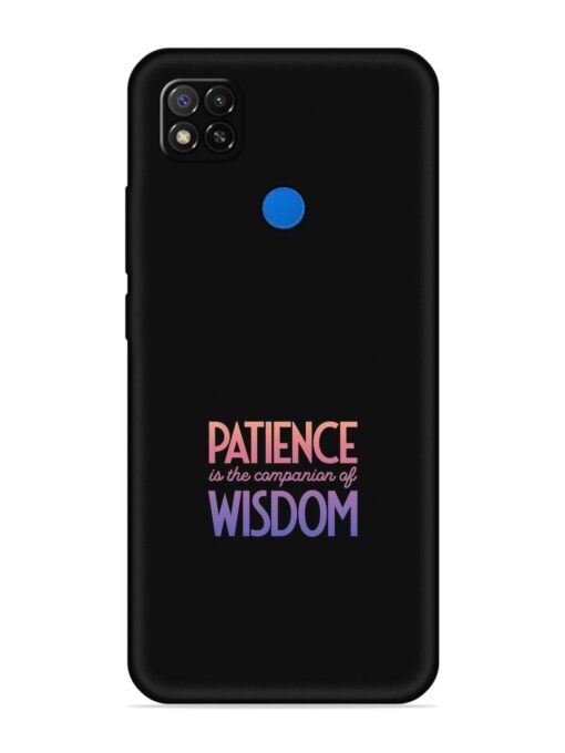 Patience Is The Embossed Soft Silicone Case for Xiaomi Redmi 9