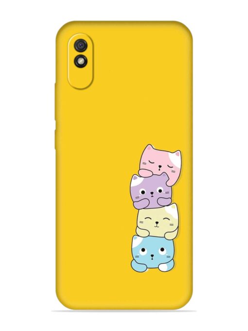 Cartoon Anime Embossed Soft Silicone Case for Xiaomi Redmi 9A