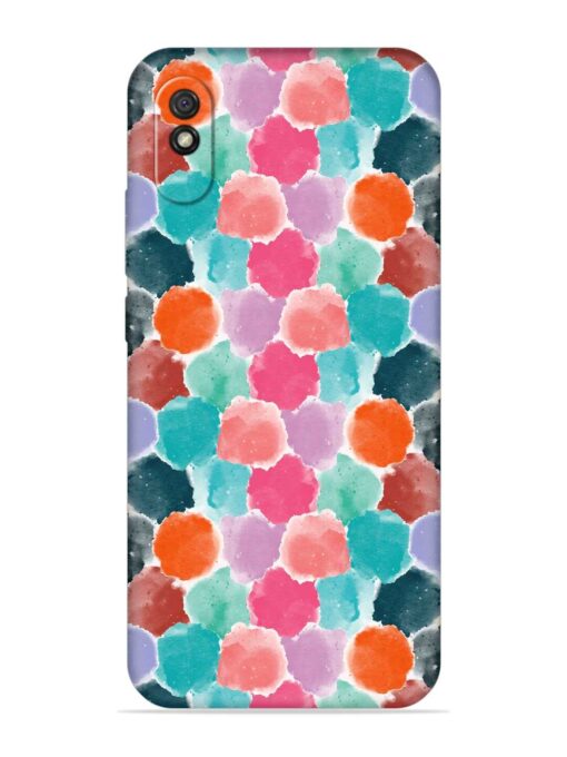 Colorful Seamless Pattern Embossed Soft Silicone Case for Xiaomi Redmi 9A