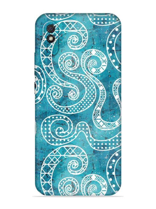 Vintage Curved Seamless Embossed Soft Silicone Case for Xiaomi Redmi 9A Zapvi