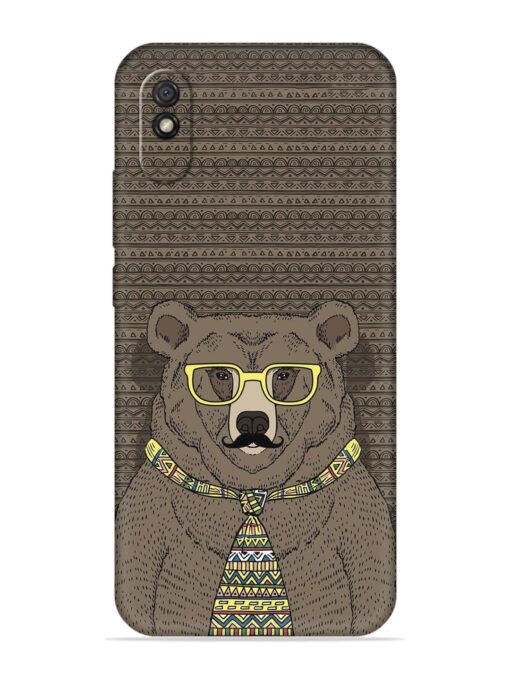 Grizzly Bear Embossed Soft Silicone Case for Xiaomi Redmi 9A