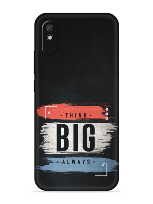 Think Big Always Embossed Soft Silicone Case for Xiaomi Redmi 9A Zapvi