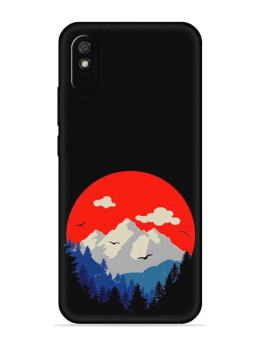 Mountain Abstract Embossed Soft Silicone Case for Xiaomi Redmi 9A