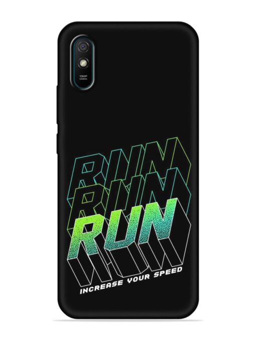 Run Embossed Soft Silicone Case for Xiaomi Redmi 9A Sport Zapvi