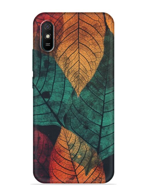 Leaves Artwork Embossed Soft Silicone Case for Xiaomi Redmi 9A Sport Zapvi