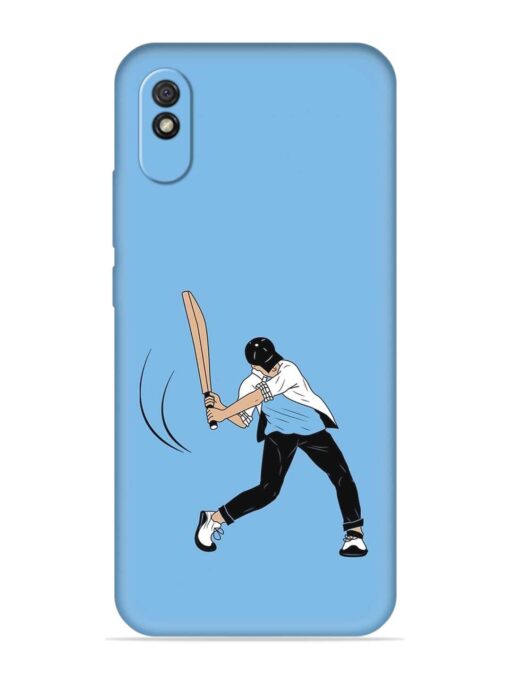 Cricket Gully Boy Embossed Soft Silicone Case for Xiaomi Redmi 9I