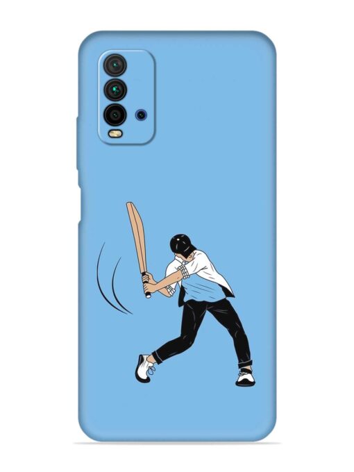 Cricket Gully Boy Embossed Soft Silicone Case for Xiaomi Redmi 9 Power Zapvi