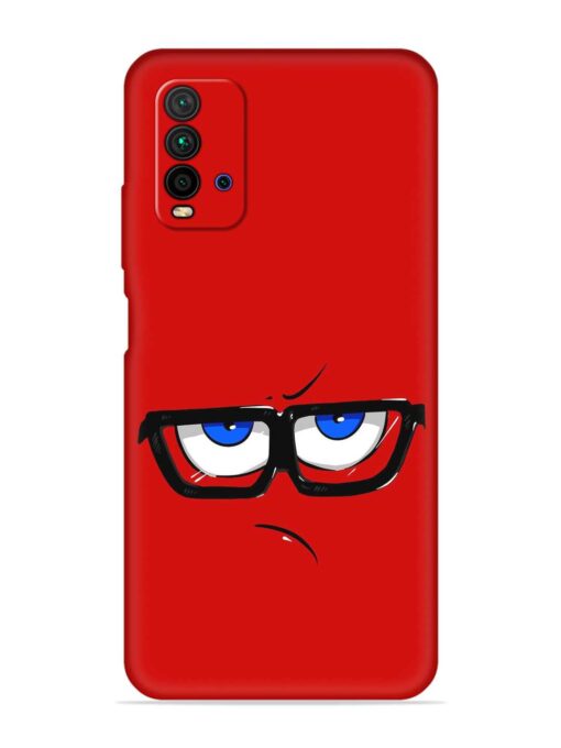 Rad Angry Face Embossed Soft Silicone Case for Xiaomi Redmi 9 Power