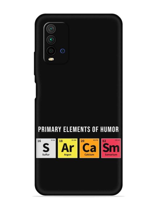 Primary Elements Humor Embossed Soft Silicone Case for Xiaomi Redmi 9 Power Zapvi