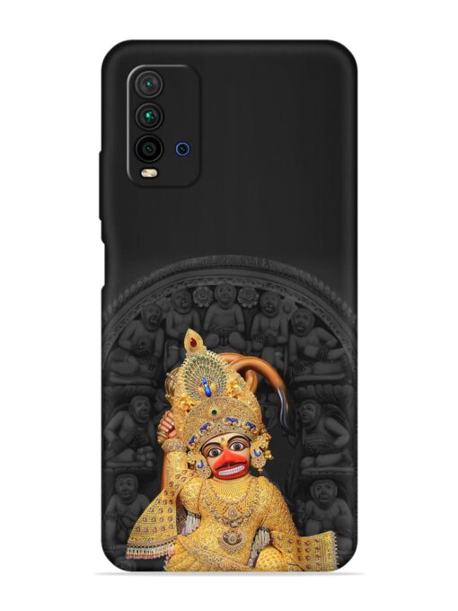 Indian Gold Hanuman Embossed Soft Silicone Case for Xiaomi Redmi 9 Power Zapvi