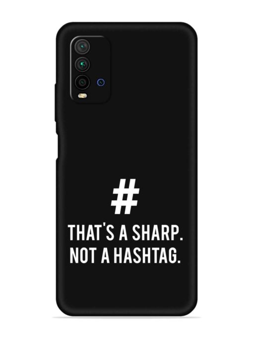 Thats Sharp Not Embossed Soft Silicone Case for Xiaomi Redmi 9 Power Zapvi