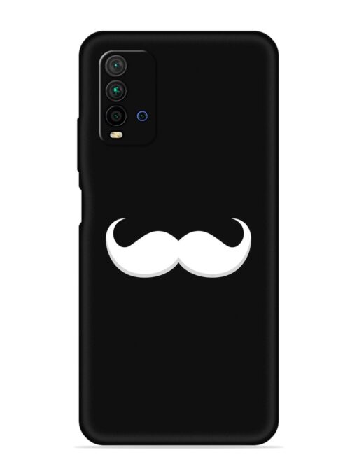 Mustache Vector Embossed Soft Silicone Case for Xiaomi Redmi 9 Power Zapvi