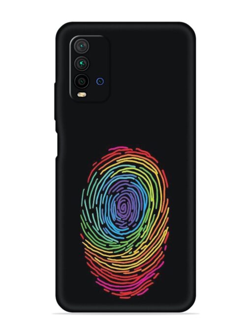 Fingerprint Of Thumb Art Embossed Soft Silicone Case for Xiaomi Redmi 9 Power