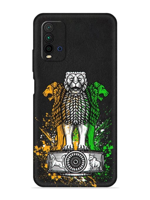 Pillars Of Ashoka Embossed Soft Silicone Case for Xiaomi Redmi 9 Power Zapvi