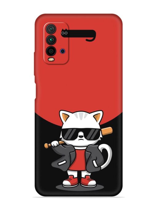 Cool Little Bear Cartoon Embossed Soft Silicone Case for Xiaomi Redmi 9 Power Zapvi