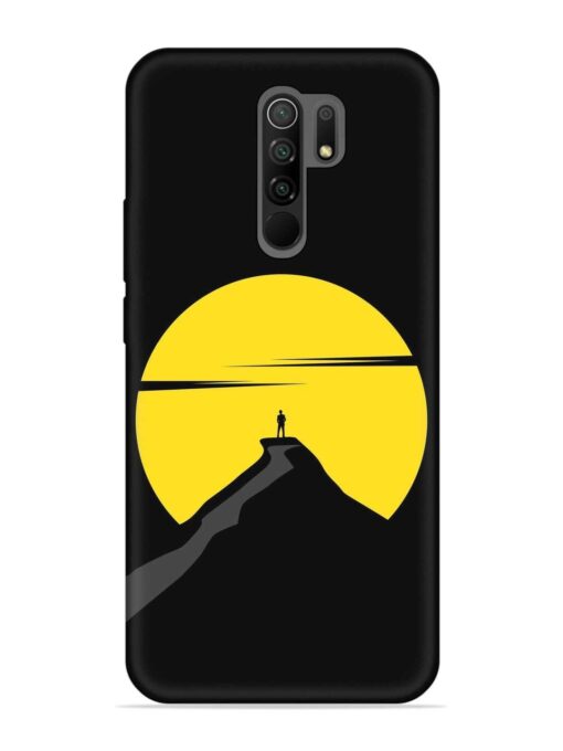 Black Ultra Vector Embossed Soft Silicone Case for Xiaomi Redmi 9 Prime Zapvi