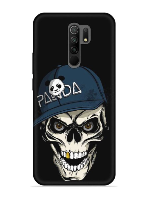 Panda Skull Embossed Soft Silicone Case for Xiaomi Redmi 9 Prime Zapvi