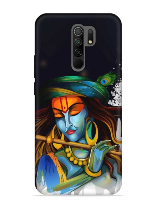 Krishna Art Embossed Soft Silicone Case for Xiaomi Redmi 9 Prime Zapvi