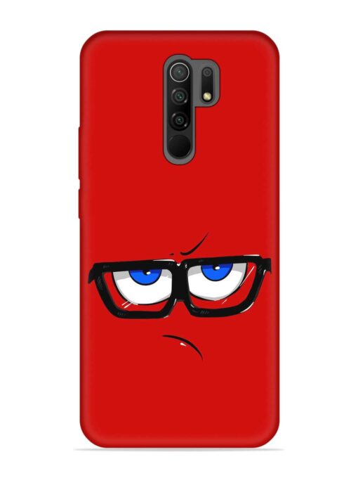 Rad Angry Face Embossed Soft Silicone Case for Xiaomi Redmi 9 Prime Zapvi