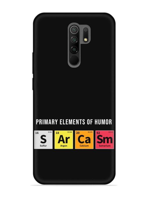 Primary Elements Humor Embossed Soft Silicone Case for Xiaomi Redmi 9 Prime Zapvi