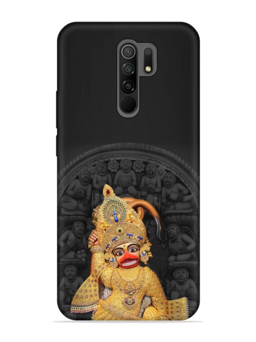 Indian Gold Hanuman Embossed Soft Silicone Case for Xiaomi Redmi 9 Prime Zapvi