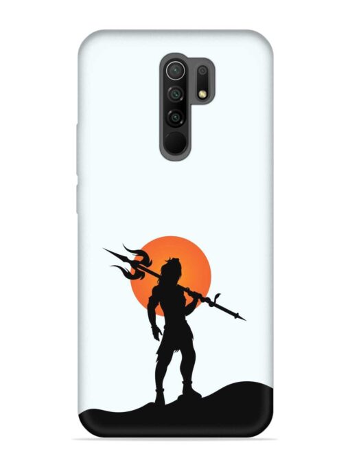 Lord Mahadev Trendy Embossed Soft Silicone Case for Xiaomi Redmi 9 Prime Zapvi