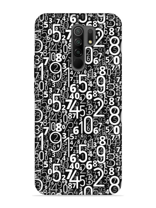 Many Numbers Different Embossed Soft Silicone Case for Xiaomi Redmi 9 Prime