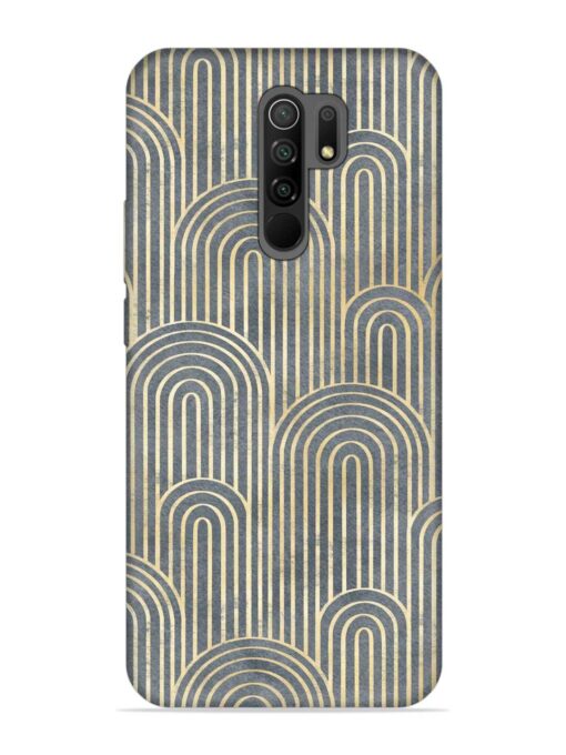 Art Deco Style Embossed Soft Silicone Case for Xiaomi Redmi 9 Prime Zapvi