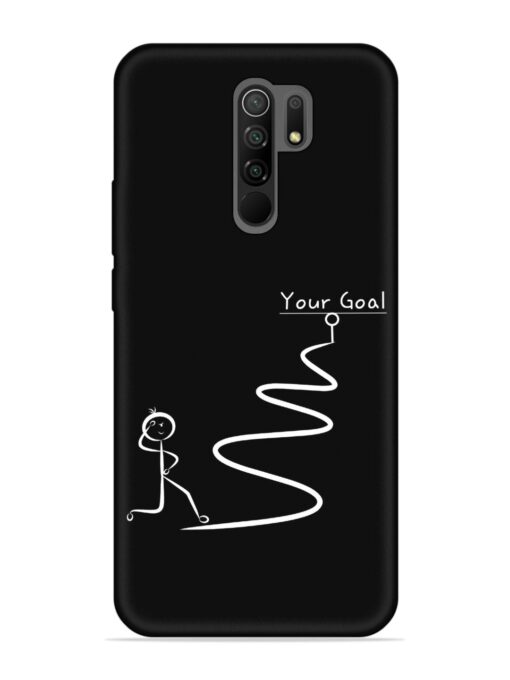 Your Goal Embossed Soft Silicone Case for Xiaomi Redmi 9 Prime Zapvi