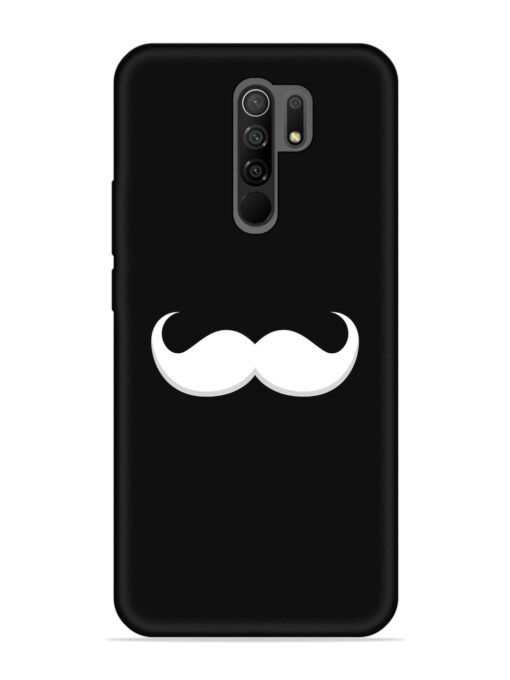 Mustache Vector Embossed Soft Silicone Case for Xiaomi Redmi 9 Prime Zapvi