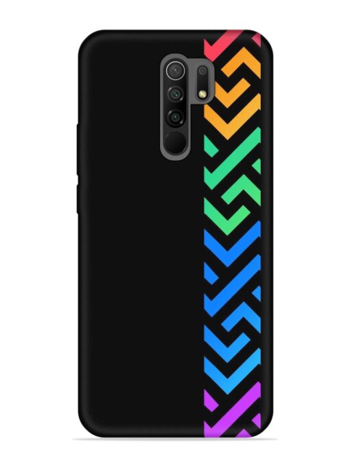 Colorshape Stripes Embossed Soft Silicone Case for Xiaomi Redmi 9 Prime Zapvi