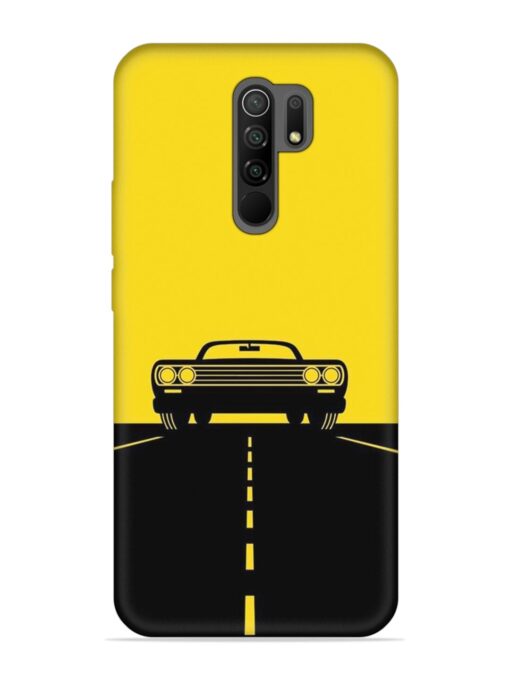 Classic Car Embossed Soft Silicone Case for Xiaomi Redmi 9 Prime Zapvi