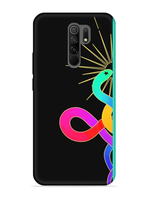 Art Geometric Abstraction Embossed Soft Silicone Case for Xiaomi Redmi 9 Prime Zapvi