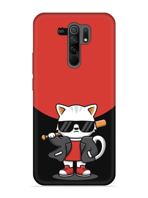 Cool Little Bear Cartoon Embossed Soft Silicone Case for Xiaomi Redmi 9 Prime Zapvi