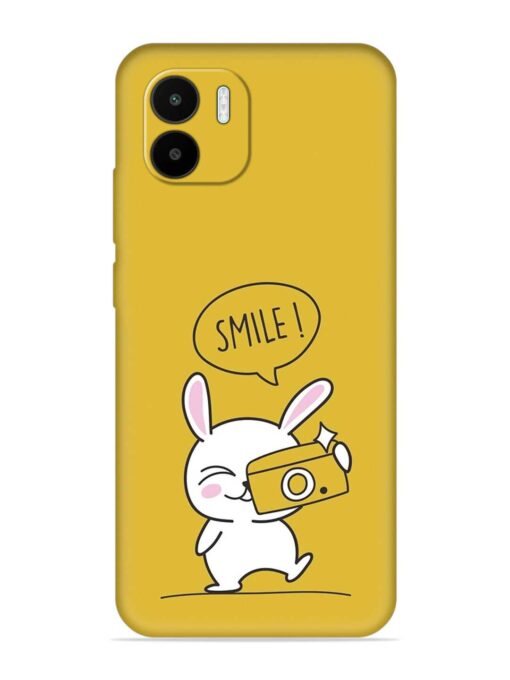 Hey Smile Please Embossed Soft Silicone Case for Xiaomi Redmi A1 (2022) Zapvi