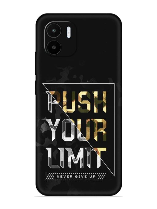 Push Your Limits Embossed Soft Silicone Case for Xiaomi Redmi A1 (2022) Zapvi