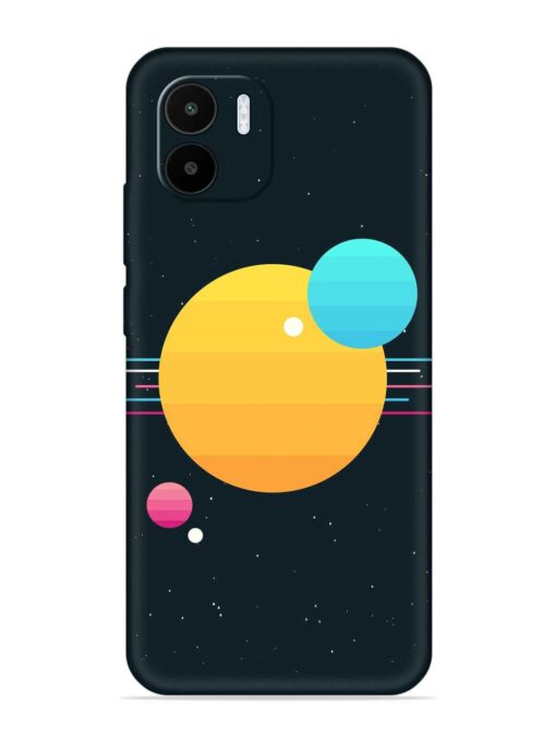 Round Vector Art Embossed Soft Silicone Case for Xiaomi Redmi A1 (2022) Zapvi