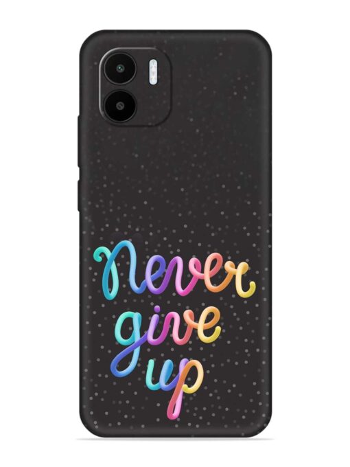 Colorful Stylized Rainbow Embossed Soft Silicone Case for Xiaomi Redmi A1 (2022)