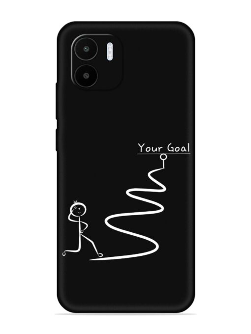 Your Goal Embossed Soft Silicone Case for Xiaomi Redmi A1 (2022) Zapvi