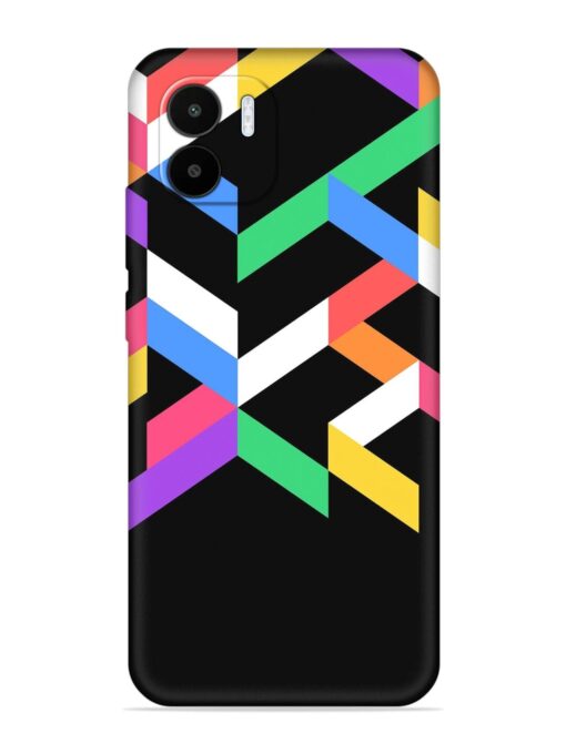 Colorshape Abstarct Embossed Soft Silicone Case for Xiaomi Redmi A1 (2022)