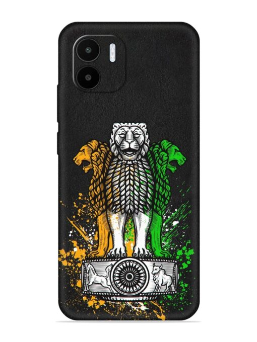 Pillars Of Ashoka Embossed Soft Silicone Case for Xiaomi Redmi A1 (2022)