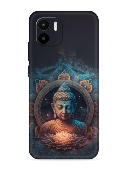 Gautam Buddha Embossed Soft Silicone Case for Xiaomi Redmi A1 (2022)